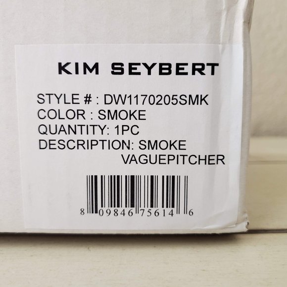 Kim Seybert Vague Pitcher in Smoke - Picture 4 of 5